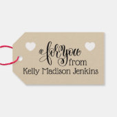 キッチン デザート ギフト タグ (裏面横)