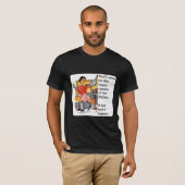 キッチン ハッピー おもしろ Tシャツ ユーモア (正面フル)