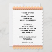 キッチン ブライダルシャワー 招待状 (裏面)