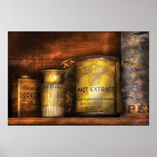 キッチン – ブルーリボンモルトエキス ポスター (正面)