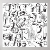 キッチン ポスター (正面)