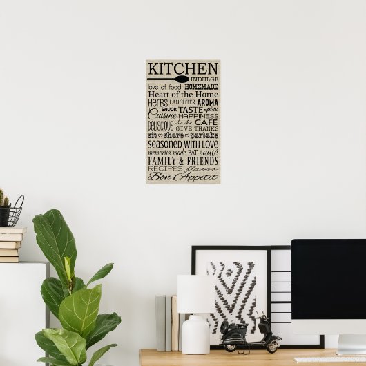 キッチン ポスター (ホームオフィス)