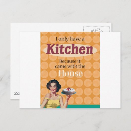 キッチン ポストカード (正面/裏面)