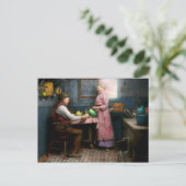 キッチン – モーニングコーヒー1915 ポストカード (スタンド正面)