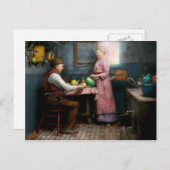 キッチン – モーニングコーヒー1915 ポストカード (正面/裏面)