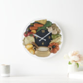 キッチン ラージ壁時計 (ホーム)