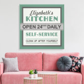 キッチン – 名前をカスタムする – キャンバス印刷 キャンバスプリント (インサイチュ (リビング))