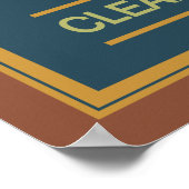 キッチン – 名前をカスタムする – ポスター (角)