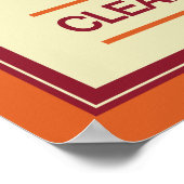 キッチン – 名前をカスタムする – ポスター (角)