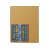 キッチン – 名前をカスタムする – メモ帳 (回転)