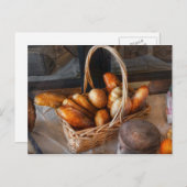 キッチン – 食べ物 – パン – 生パン ポストカード (正面/裏面)
