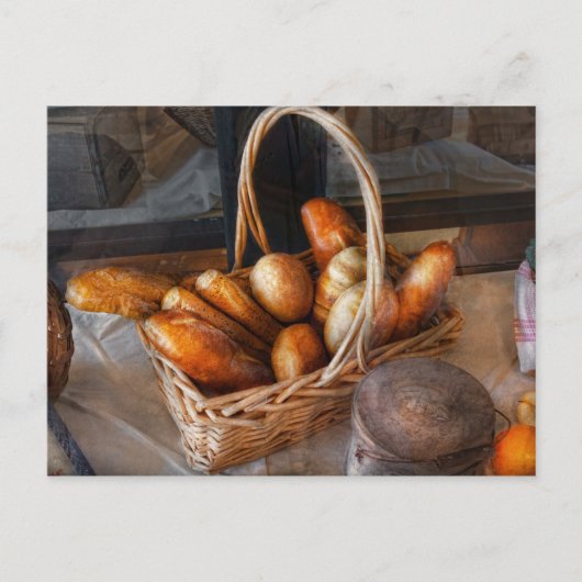 キッチン – 食べ物 – パン – 生パン ポストカード (正面)