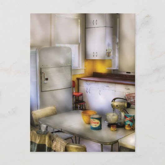 キッチン – 1960年代のキッチン ポストカード (正面)