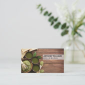 キッチン | Chef |木材 |器具 名刺 (スタンド正面)