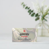 キッチン | Pastry Chef |木材 |器具 名刺 (スタンド正面)