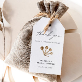 キッチンBohoの水の色をストックありがとう ギフトタグ