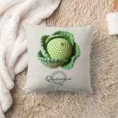 キッチーモダングラニーガーデンクロチェットキャベツ名 クッション (ブランケット)