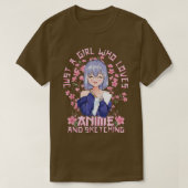 キッチー桜さくらんぼはかわいいアニメSを咲かせる Tシャツ (デザイン正面)