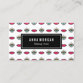 キッチー・アイズ&リップス・メイクアップ・アーティスト 名刺