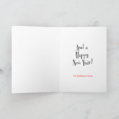 キッチー・サンタクロースの電話メリークリスマス シーズンカード (内部)