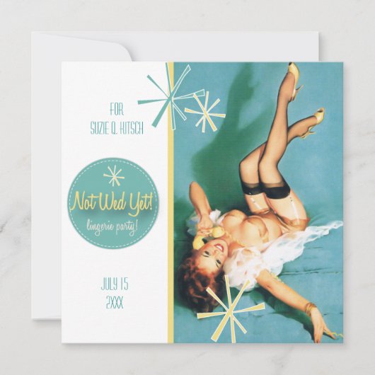 キッチ·ビッチ:まだ結婚だ!基礎パーティー 招待状 (正面)