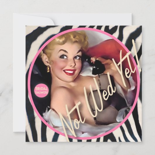 キッチ·ビッチ：まだ結婚だ! 招待状 (正面)