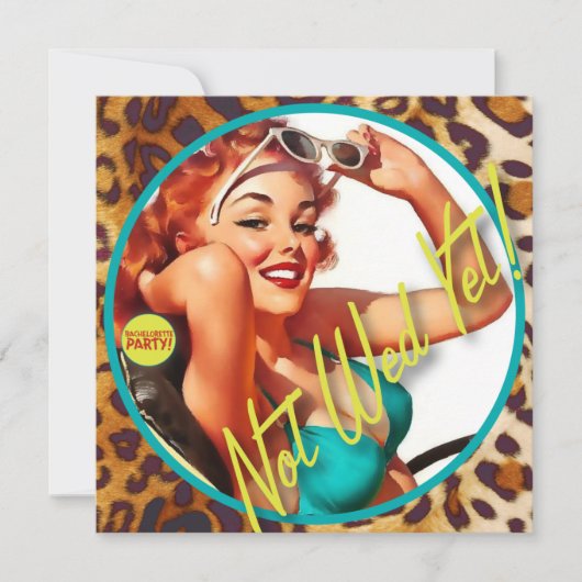 キッチ·ビッチ：まだ結婚だ! 招待状 (正面)