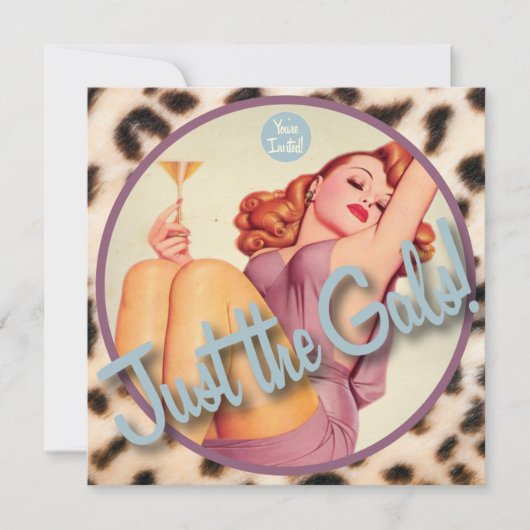 キッチ·ビッチ：ガルズだ！ 招待状 (正面)