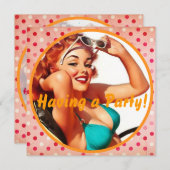 キッチ·ビッチ：任意のパーティの招待状 招待状 (正面/裏面)