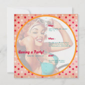 キッチ·ビッチ：任意のパーティの招待状 招待状 (裏面)