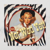 キッチ·ビッチ:女性のカーボーイまだ結婚! 招待状 (正面/裏面)