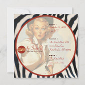 キッチ·ビッチ:女性のカーボーイまだ結婚! 招待状 (裏面)