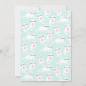 キッテパーソナライズされたンズノート サンキューカード (裏面)