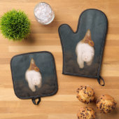 キッテルセンホワイトベアーキングヴァレモン 鍋つかみ&鍋敷きセット (トップダウン)