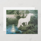 キッテルセン白馬としての首CC0823 ポストカード (正面/裏面)