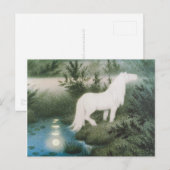 キッテルセン白馬としての首CC0823 ポストカード (正面/裏面)