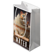 キッテンお誕生日ケーキ-誕生日 スモールペーパーバッグ (正面アングル)