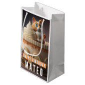 キッテンお誕生日ケーキ-誕生日 スモールペーパーバッグ (裏面アングル)