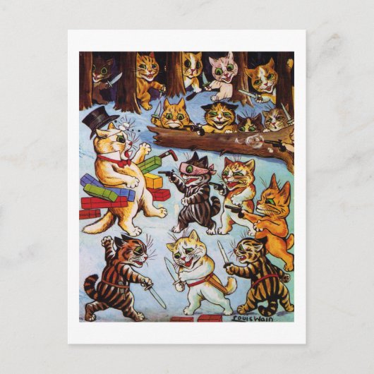 キッテンのバンド、ルイ・ワイン ポストカード (正面)