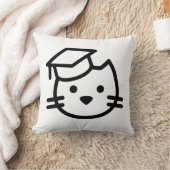 キッテンアカデミープレーンロゴ装飾用クッション クッション (ブランケット)