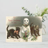 キッテンキャット好奇心雪だるまホリーリース (スタンド正面)