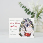 キッテンキャロルクリスマスポストカード シーズンポストカード (スタンド正面)