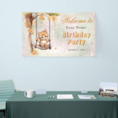 キッテンスイング誕生日へようこそ 横断幕 (トレードショー)