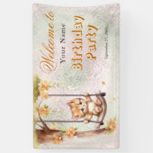 キッテンスイング誕生日へようこそ 横断幕 (縦)