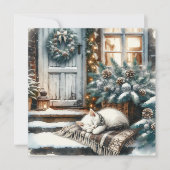 キッテンスリープフェスティバルフロントポーチクリスマス シーズンカード (正面)