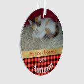 キッテンズ初めてのクリスマスフォトオーナメント オーナメント (正面)