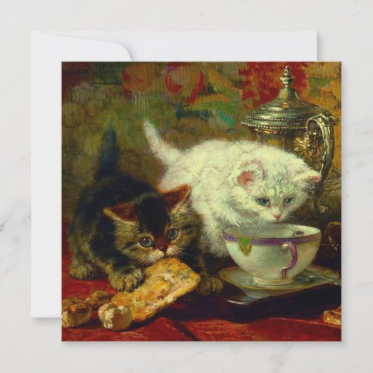 キッテンティーパーティー 招待状 (正面)