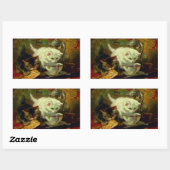 キッテンティーパーティー 長方形シール (シート)