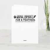 キッテンナッピングアンダーローズブッシュ誕生日 カード (裏面)