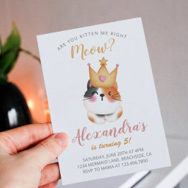 キッテンニャーピンククラウンガールキティキャット誕生日